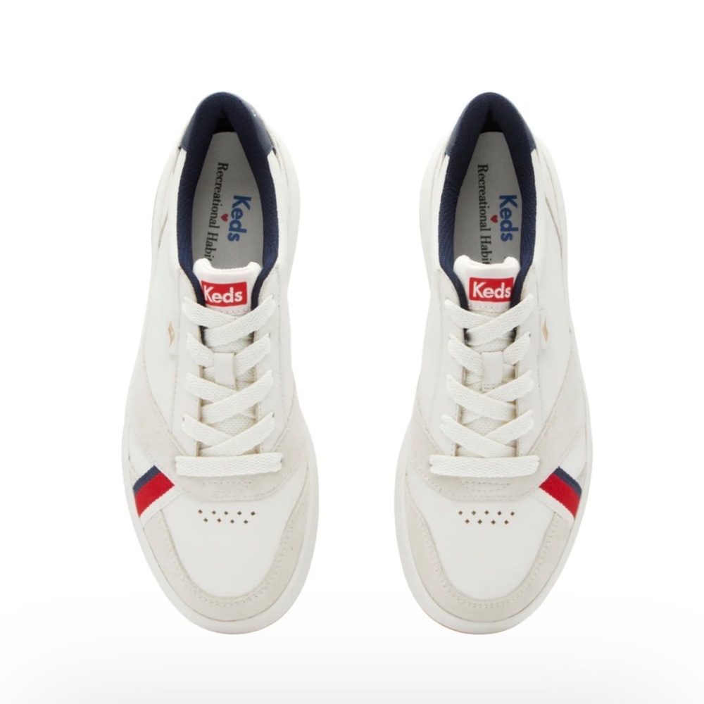 Recreational Habits x Keds Court Sneaker In Red, White, and Blue